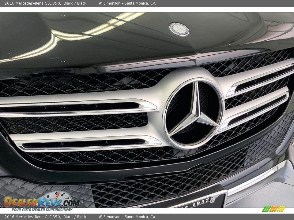 2016 Mercedes-Benz GLE 350 Black / Black Photo #30