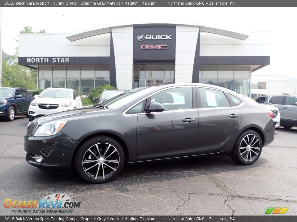 2016 Buick Verano Sport Touring Group Graphite Gray Metallic / Medium Titanium Photo #1