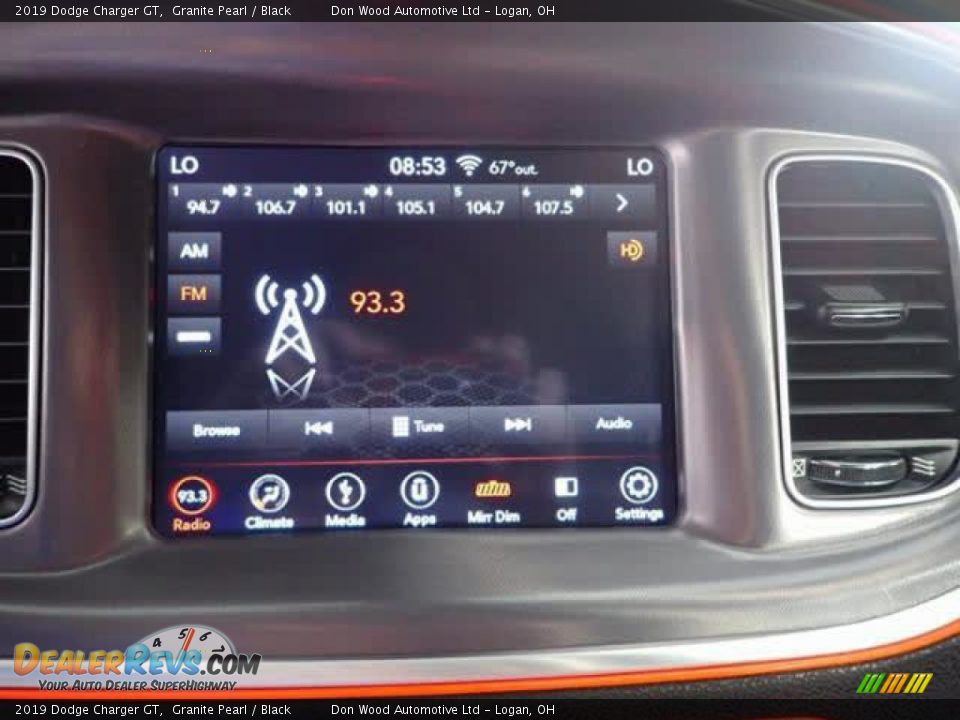 2019 Dodge Charger GT Granite Pearl / Black Photo #2