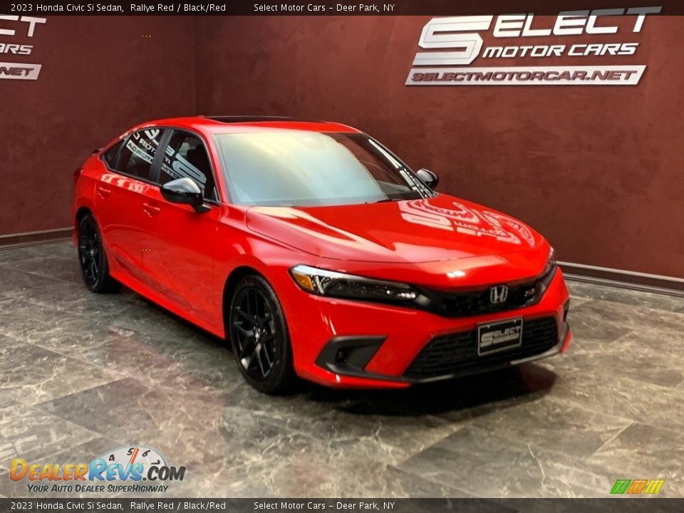 2023 Honda Civic Si Sedan Rallye Red / Black/Red Photo #3