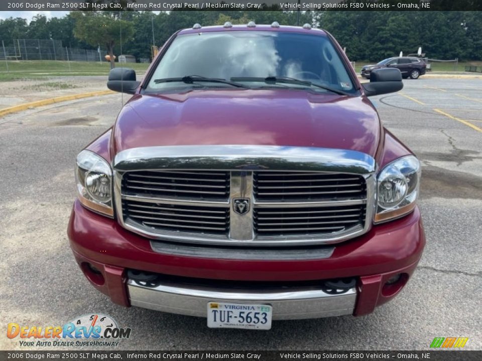 2006 Dodge Ram 2500 SLT Mega Cab Inferno Red Crystal Pearl / Medium Slate Gray Photo #3