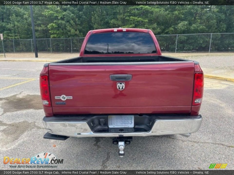 2006 Dodge Ram 2500 SLT Mega Cab Inferno Red Crystal Pearl / Medium Slate Gray Photo #4