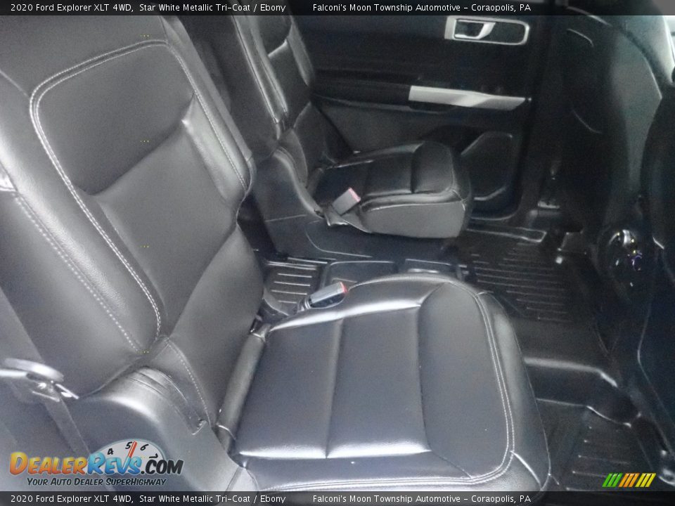 2020 Ford Explorer XLT 4WD Star White Metallic Tri-Coat / Ebony Photo #15
