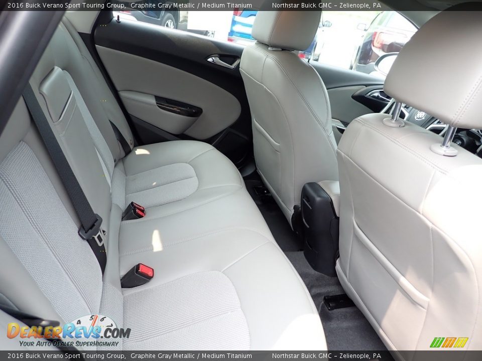 Rear Seat of 2016 Buick Verano Sport Touring Group Photo #16