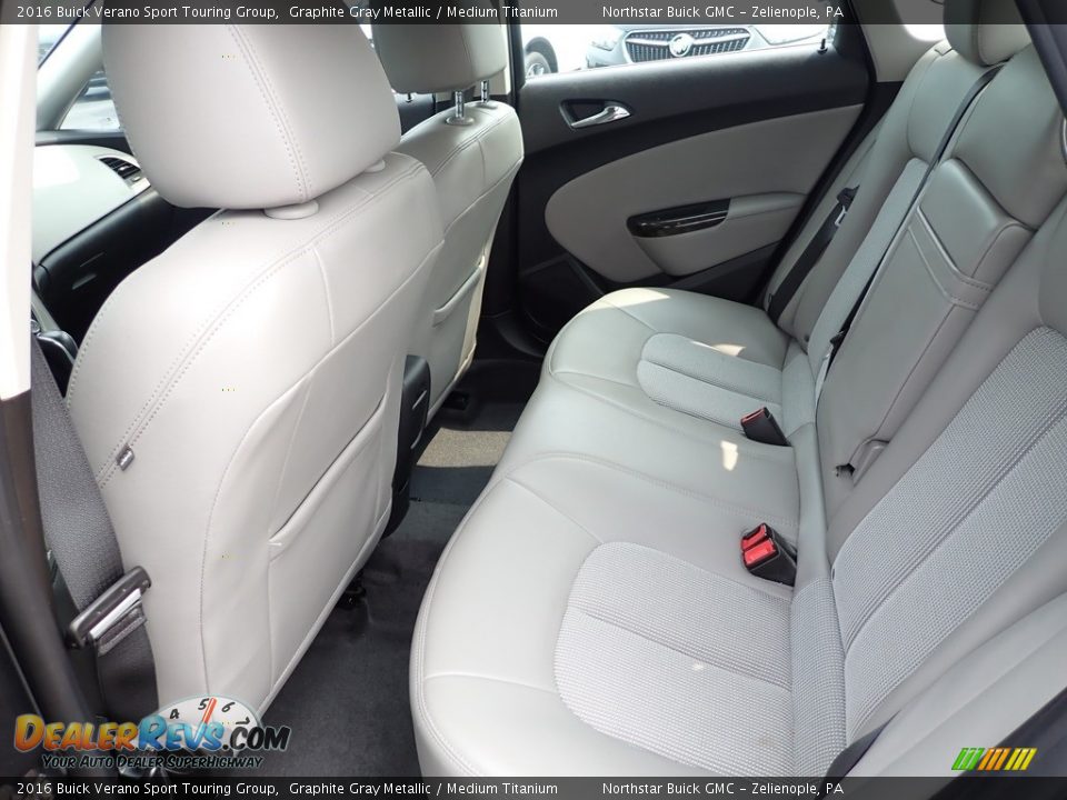 Rear Seat of 2016 Buick Verano Sport Touring Group Photo #17