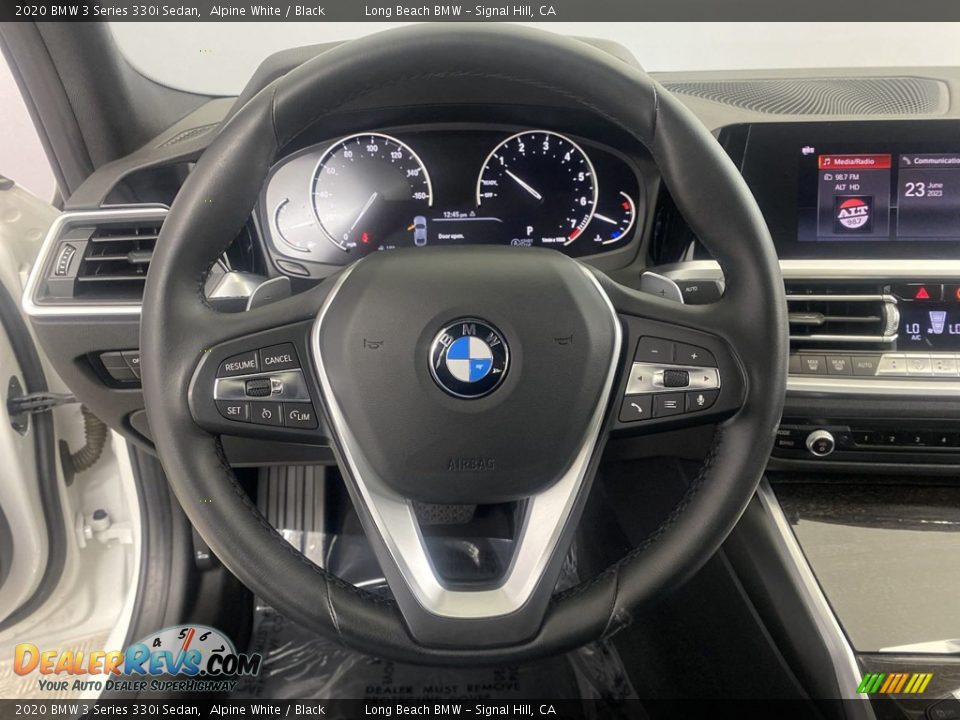 2020 BMW 3 Series 330i Sedan Alpine White / Black Photo #17