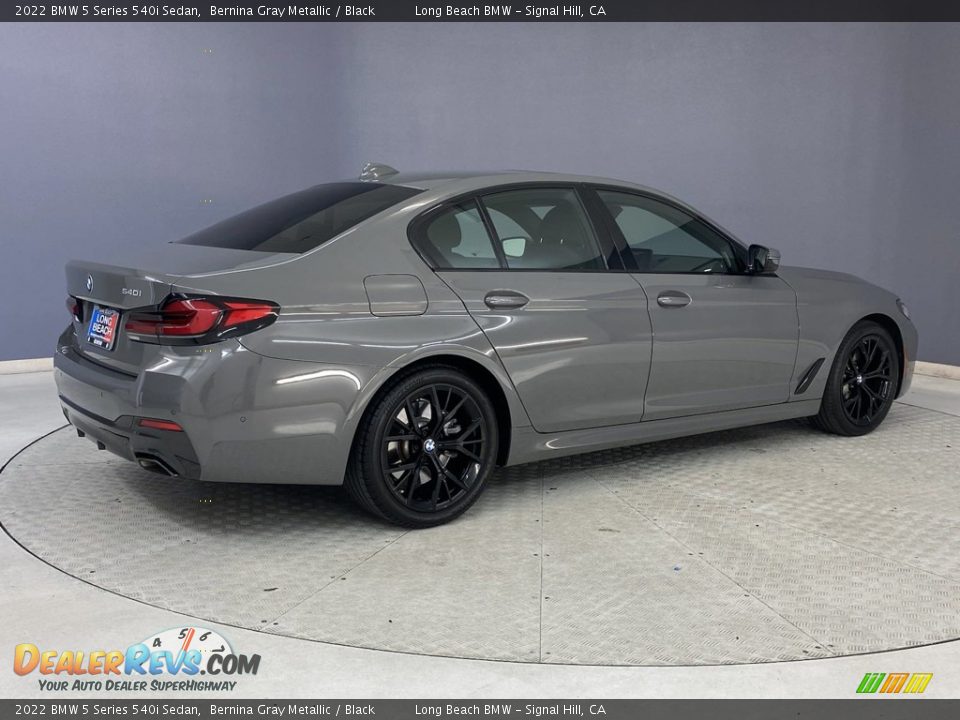 2022 BMW 5 Series 540i Sedan Bernina Gray Metallic / Black Photo #5