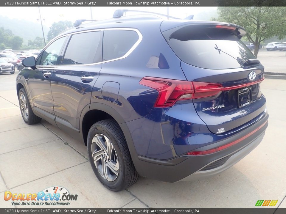 2023 Hyundai Santa Fe SEL AWD Stormy Sea / Gray Photo #5