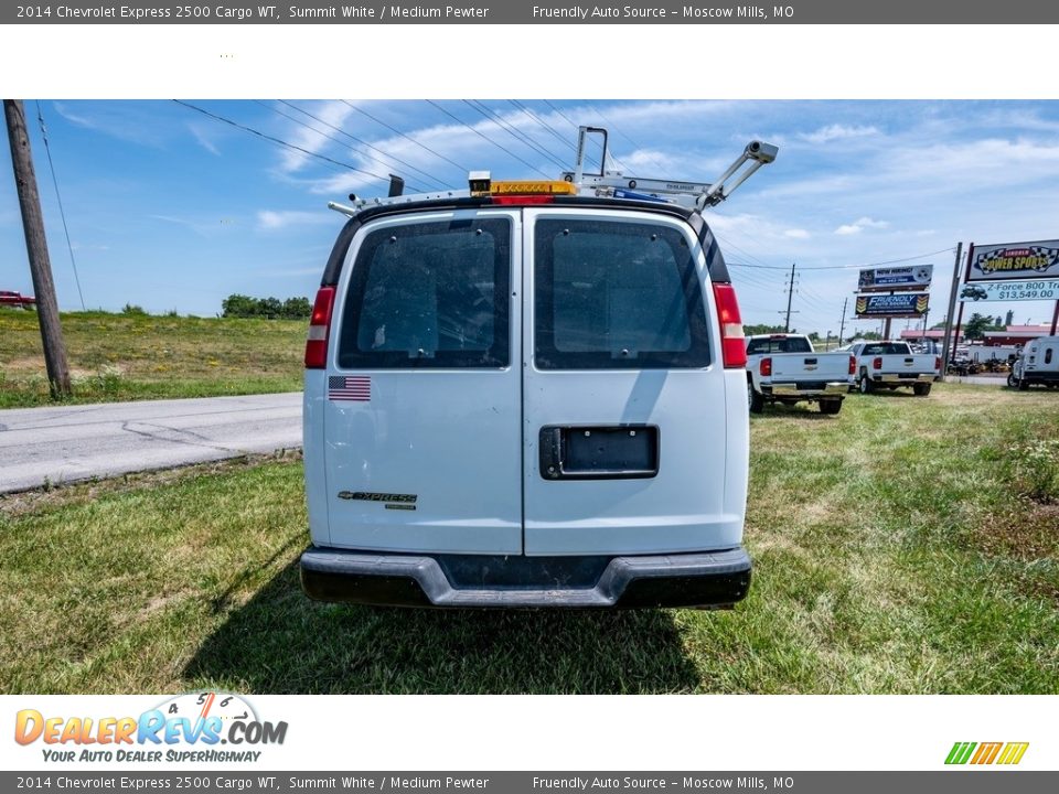 2014 Chevrolet Express 2500 Cargo WT Summit White / Medium Pewter Photo #5