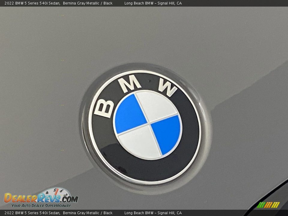 2022 BMW 5 Series 540i Sedan Bernina Gray Metallic / Black Photo #7