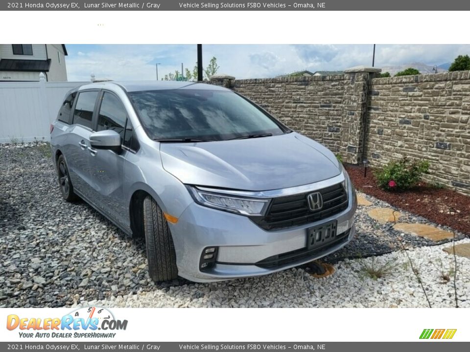 2021 Honda Odyssey EX Lunar Silver Metallic / Gray Photo #12