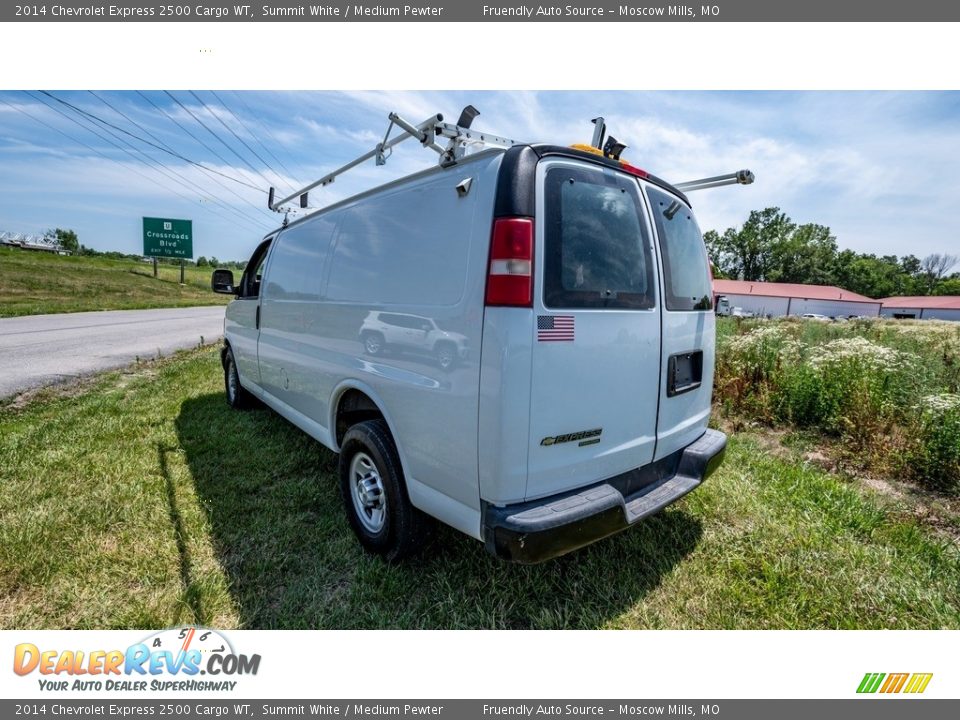 2014 Chevrolet Express 2500 Cargo WT Summit White / Medium Pewter Photo #6