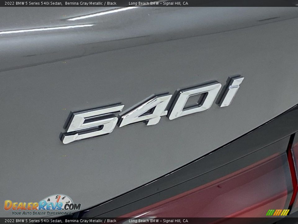 2022 BMW 5 Series 540i Sedan Bernina Gray Metallic / Black Photo #10