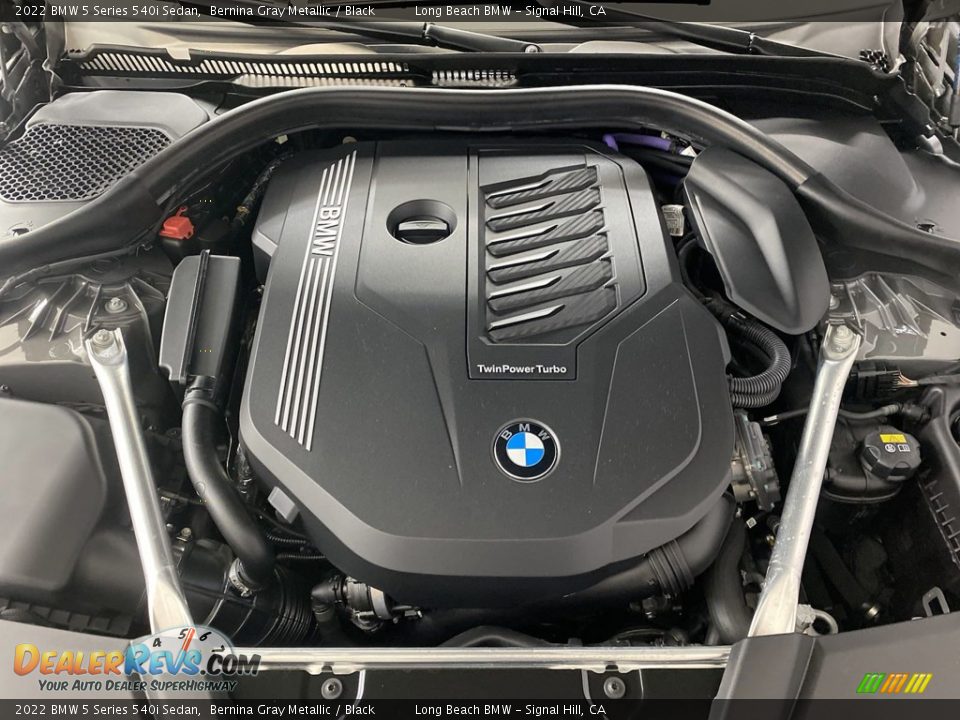 2022 BMW 5 Series 540i Sedan Bernina Gray Metallic / Black Photo #11