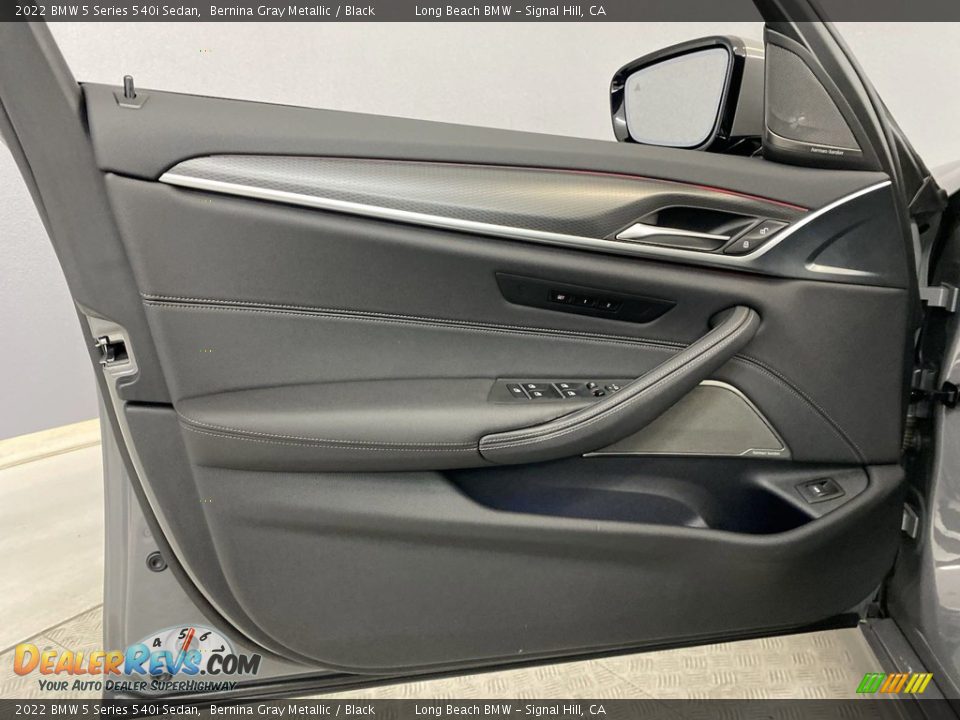 2022 BMW 5 Series 540i Sedan Bernina Gray Metallic / Black Photo #12