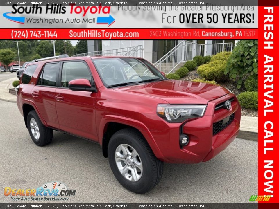 2023 Toyota 4Runner SR5 4x4 Barcelona Red Metallic / Black/Graphite Photo #1