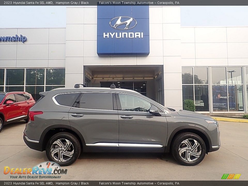 2023 Hyundai Santa Fe SEL AWD Hampton Gray / Black Photo #1