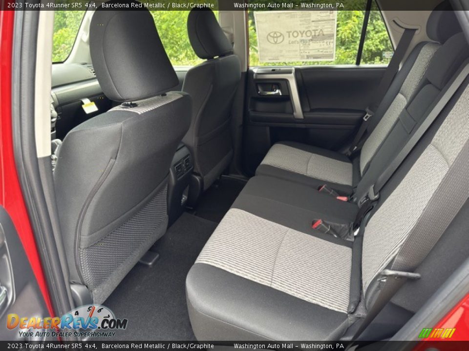 Rear Seat of 2023 Toyota 4Runner SR5 4x4 Photo #18