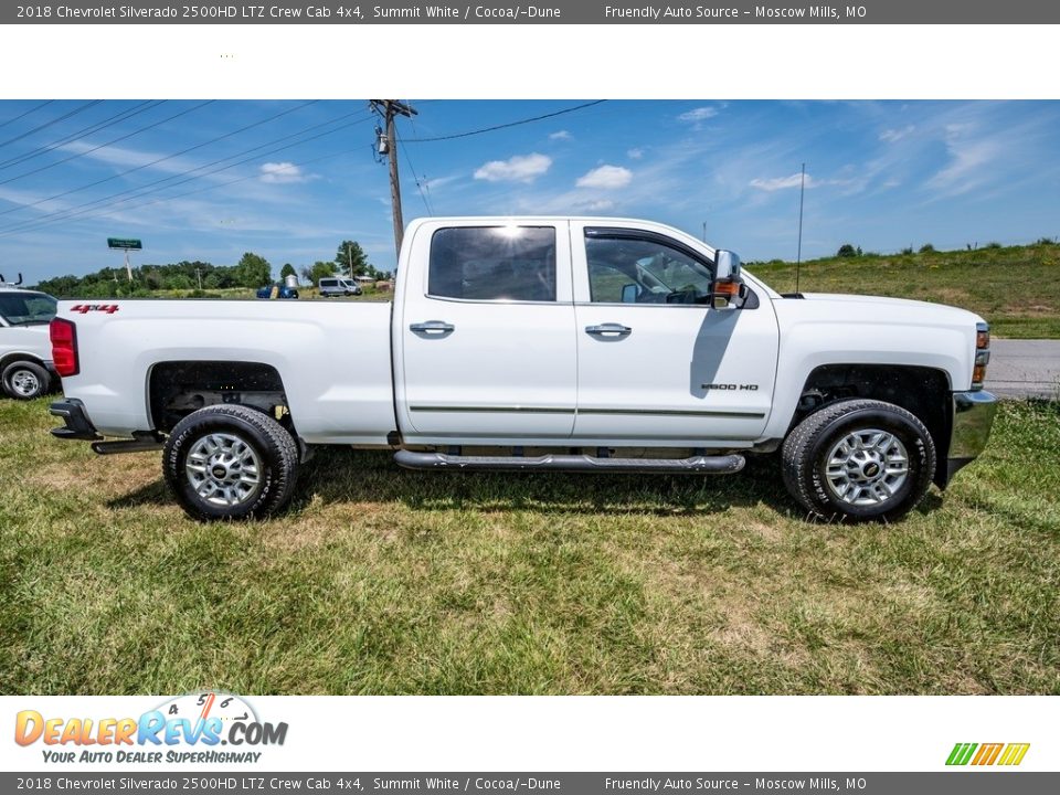 Summit White 2018 Chevrolet Silverado 2500HD LTZ Crew Cab 4x4 Photo #3