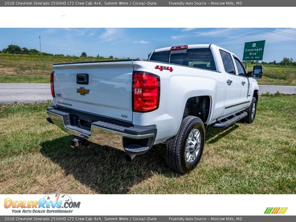 2018 Chevrolet Silverado 2500HD LTZ Crew Cab 4x4 Summit White / Cocoa/­Dune Photo #4