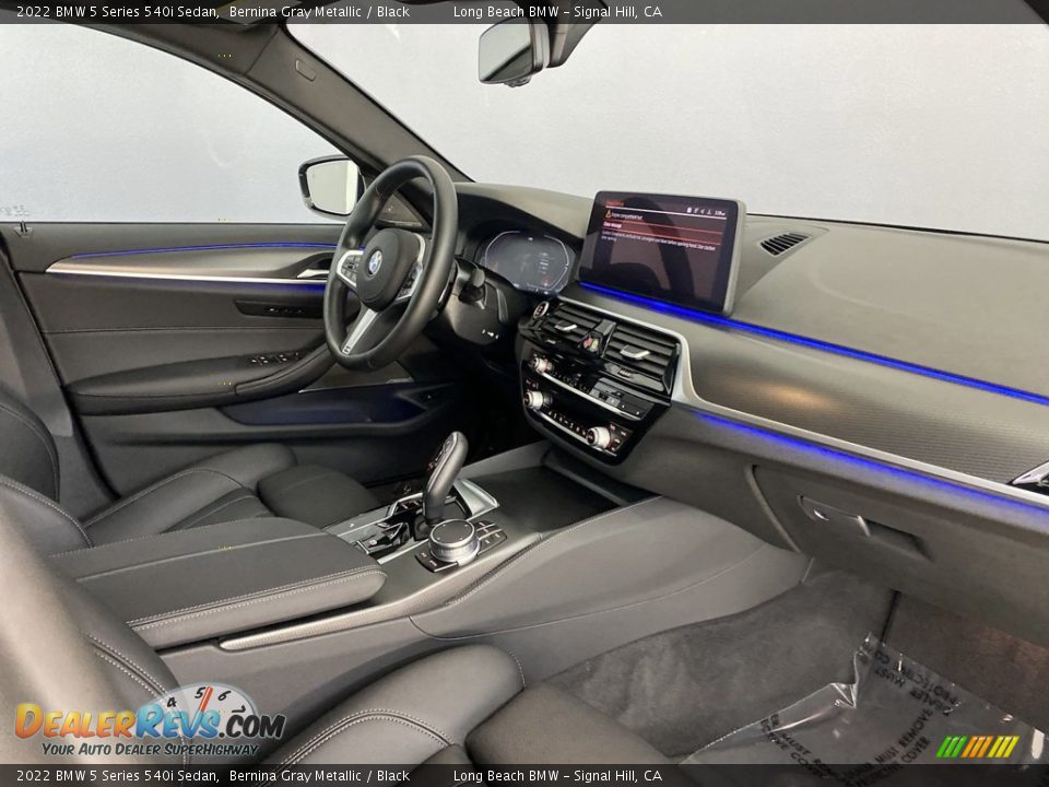 2022 BMW 5 Series 540i Sedan Bernina Gray Metallic / Black Photo #33