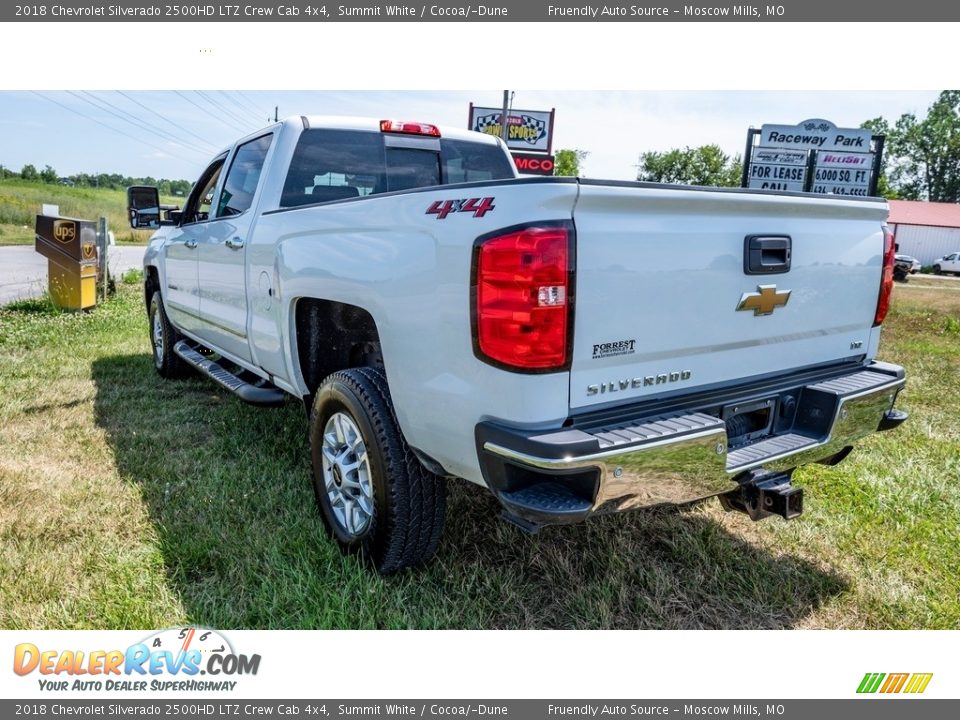 2018 Chevrolet Silverado 2500HD LTZ Crew Cab 4x4 Summit White / Cocoa/­Dune Photo #6