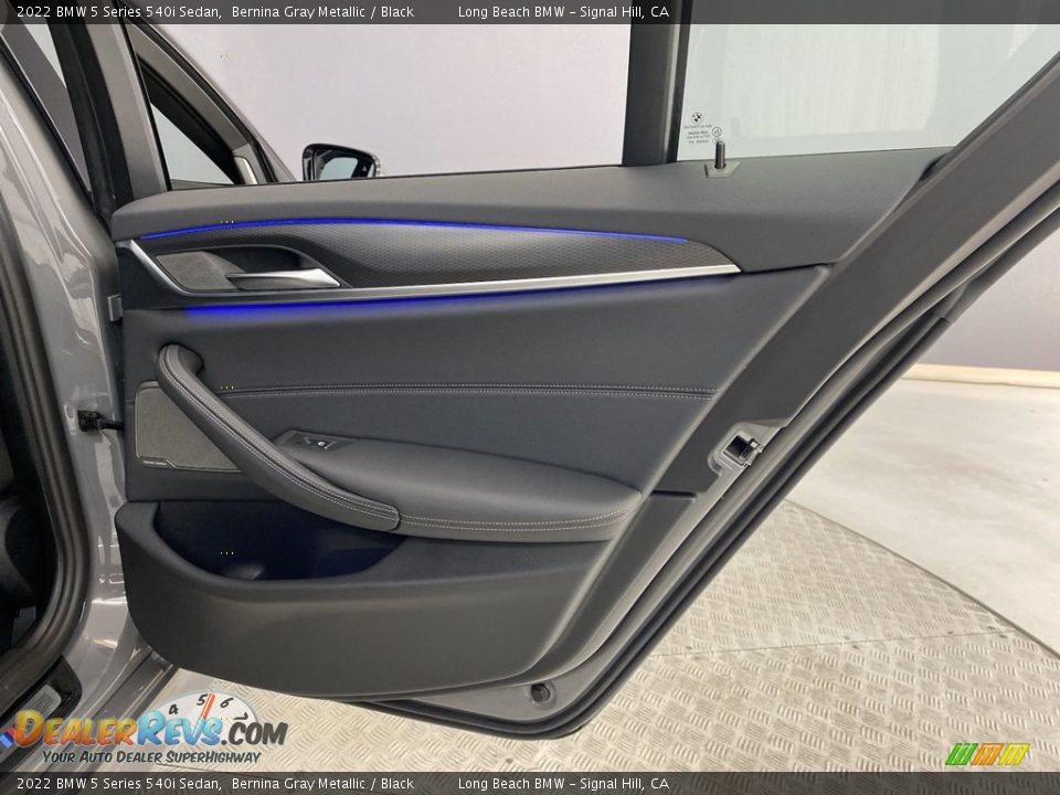 2022 BMW 5 Series 540i Sedan Bernina Gray Metallic / Black Photo #35
