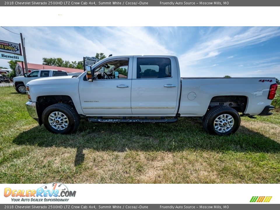 2018 Chevrolet Silverado 2500HD LTZ Crew Cab 4x4 Summit White / Cocoa/­Dune Photo #7