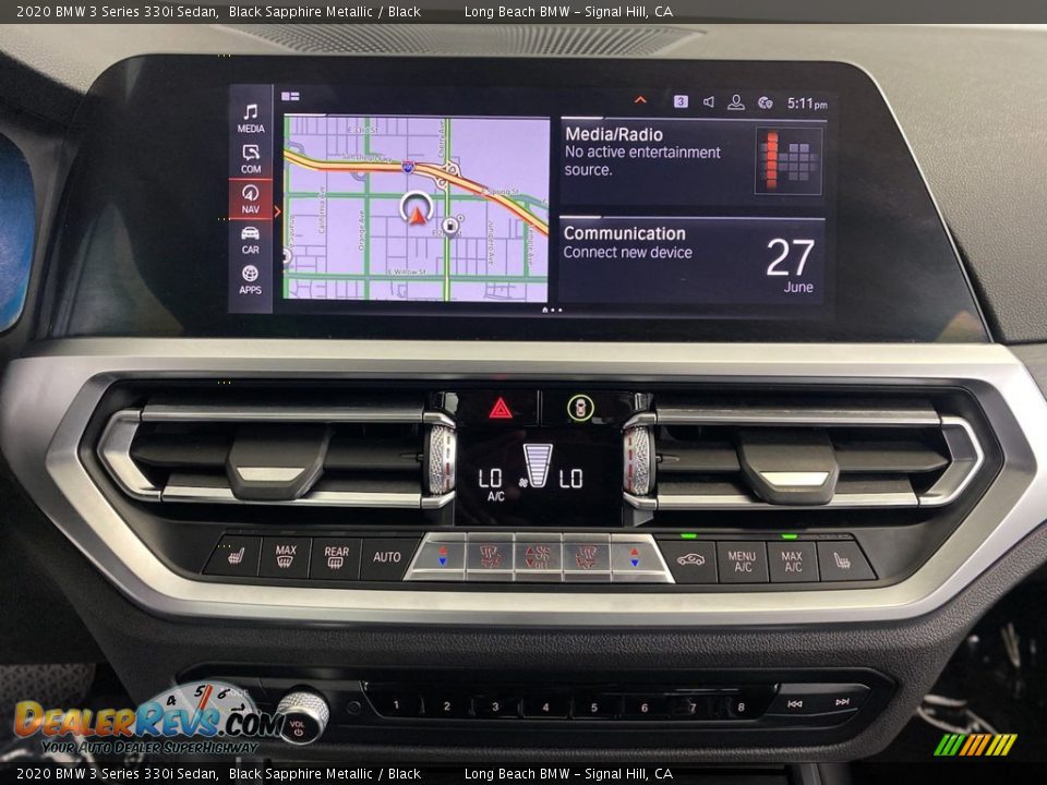 2020 BMW 3 Series 330i Sedan Black Sapphire Metallic / Black Photo #22