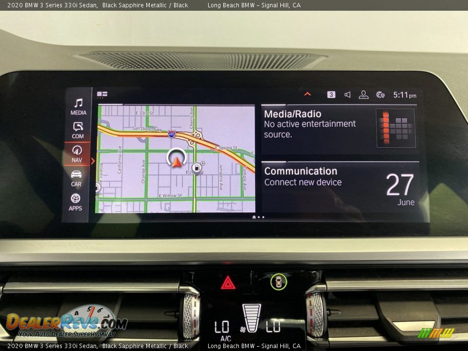 2020 BMW 3 Series 330i Sedan Black Sapphire Metallic / Black Photo #23