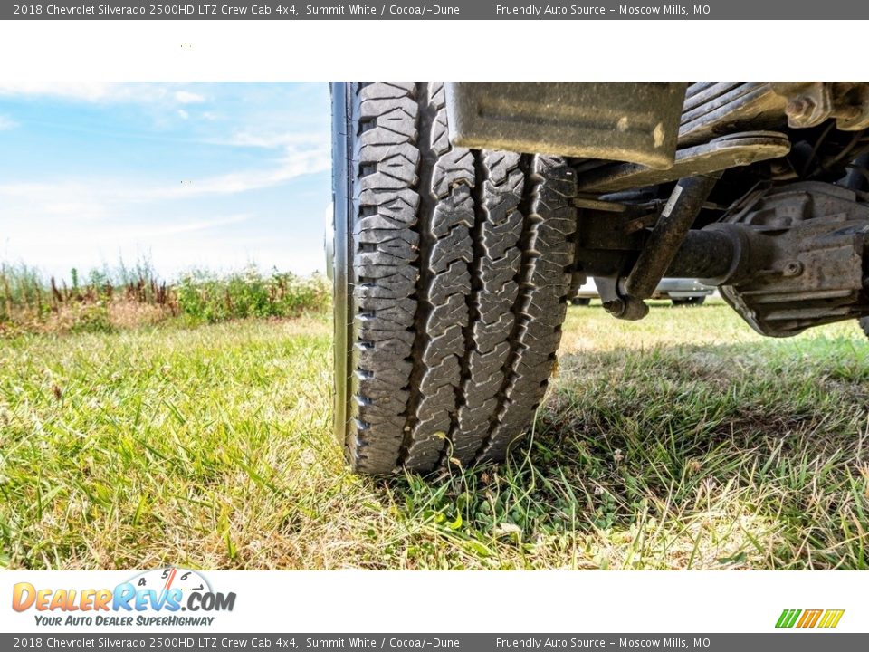 2018 Chevrolet Silverado 2500HD LTZ Crew Cab 4x4 Summit White / Cocoa/­Dune Photo #12