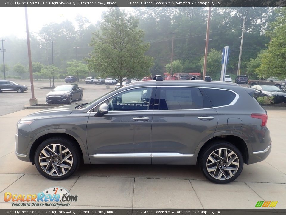 2023 Hyundai Santa Fe Calligraphy AWD Hampton Gray / Black Photo #6