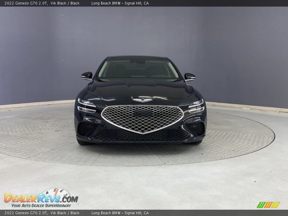 2022 Genesis G70 2.0T Vik Black / Black Photo #2