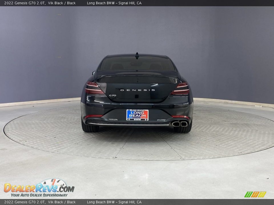 2022 Genesis G70 2.0T Vik Black / Black Photo #4