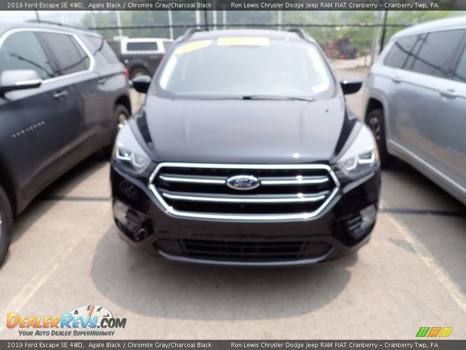 2019 Ford Escape SE 4WD Agate Black / Chromite Gray/Charcoal Black Photo #2