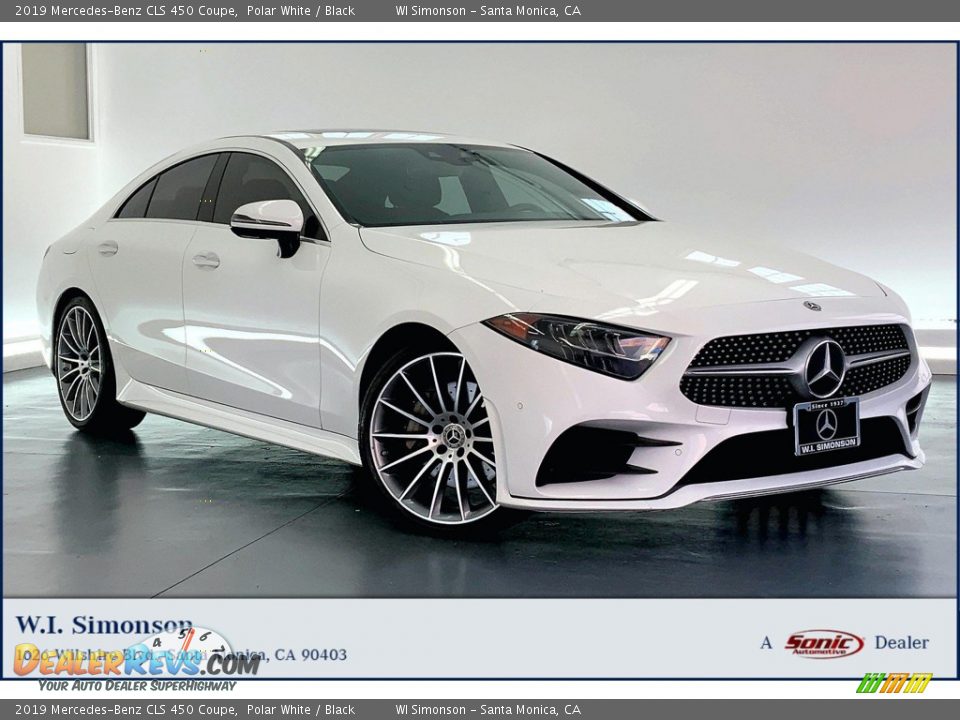 2019 Mercedes-Benz CLS 450 Coupe Polar White / Black Photo #1