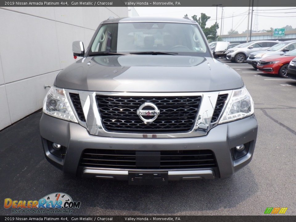 2019 Nissan Armada Platinum 4x4 Gun Metallic / Charcoal Photo #4