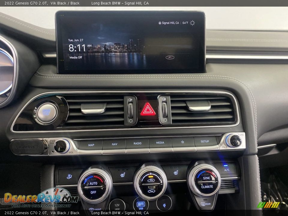 Controls of 2022 Genesis G70 2.0T Photo #22