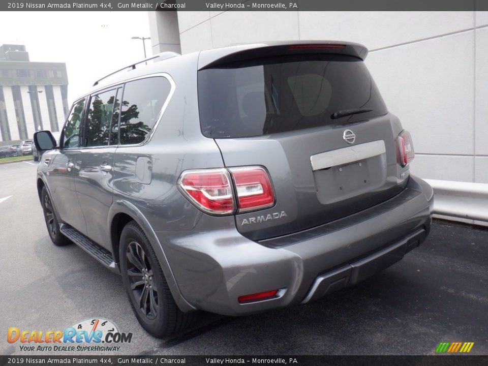 2019 Nissan Armada Platinum 4x4 Gun Metallic / Charcoal Photo #9