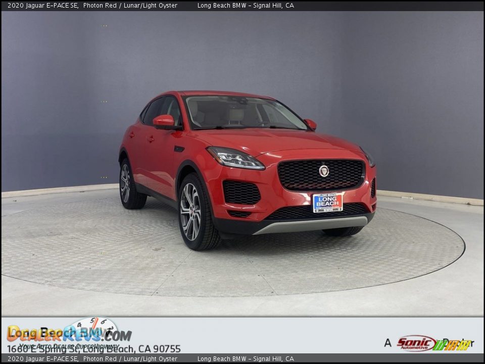 2020 Jaguar E-PACE SE Photon Red / Lunar/Light Oyster Photo #1