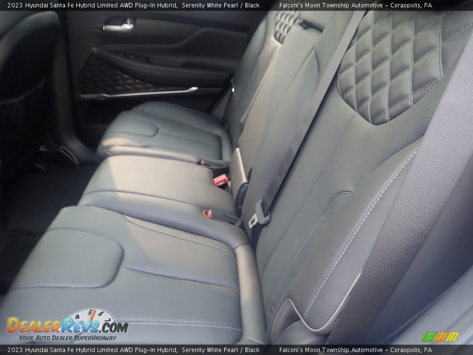 Rear Seat of 2023 Hyundai Santa Fe Hybrid Limited AWD Plug-In Hybrid Photo #12