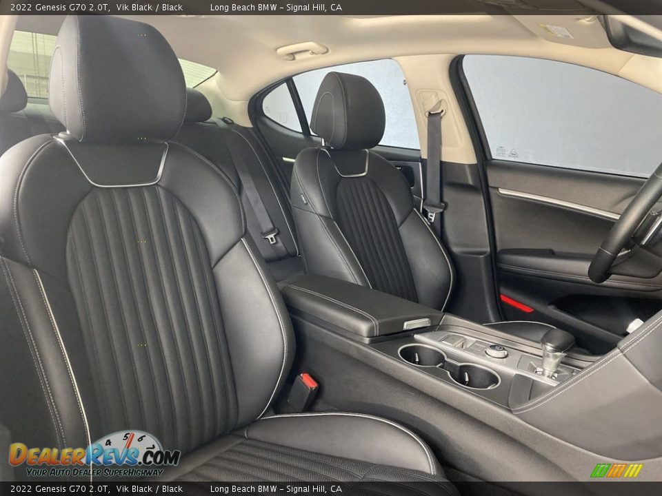 Front Seat of 2022 Genesis G70 2.0T Photo #34