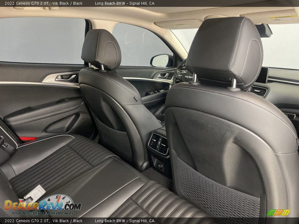 Rear Seat of 2022 Genesis G70 2.0T Photo #36