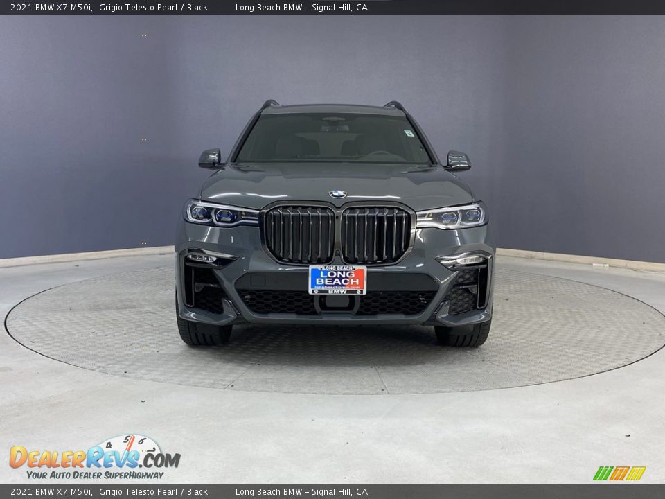 2021 BMW X7 M50i Grigio Telesto Pearl / Black Photo #2