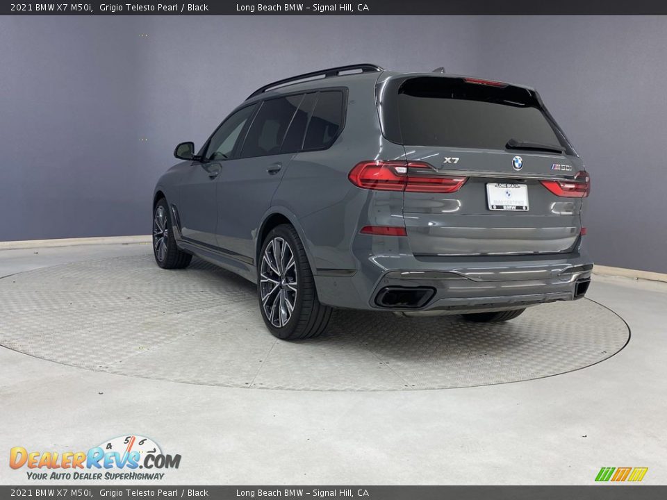 2021 BMW X7 M50i Grigio Telesto Pearl / Black Photo #3