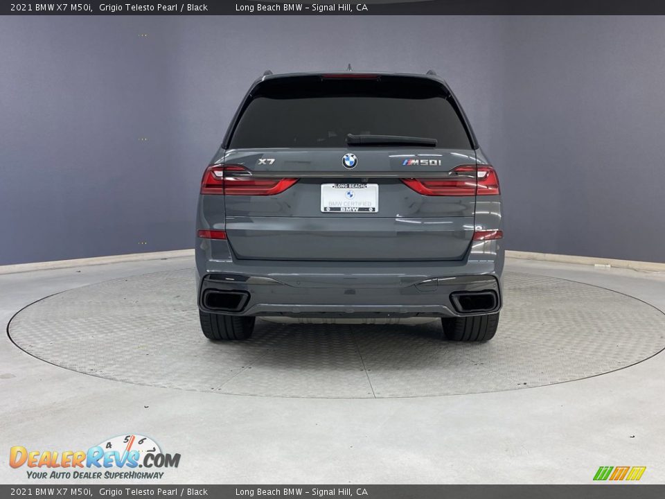 2021 BMW X7 M50i Grigio Telesto Pearl / Black Photo #4