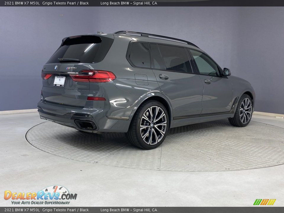 2021 BMW X7 M50i Grigio Telesto Pearl / Black Photo #5