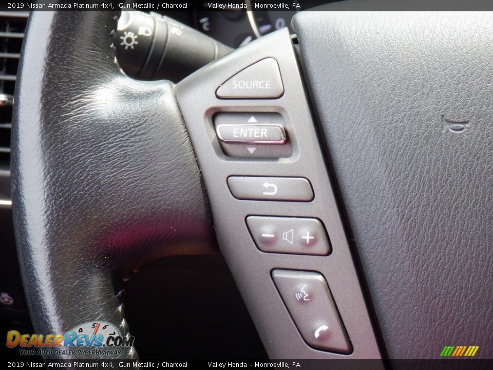 2019 Nissan Armada Platinum 4x4 Steering Wheel Photo #31