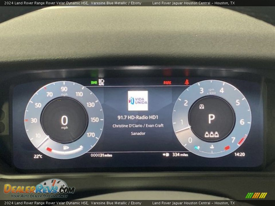 2024 Land Rover Range Rover Velar Dynamic HSE Gauges Photo #23