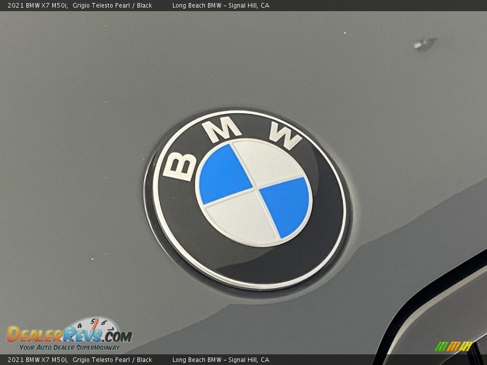 2021 BMW X7 M50i Grigio Telesto Pearl / Black Photo #7